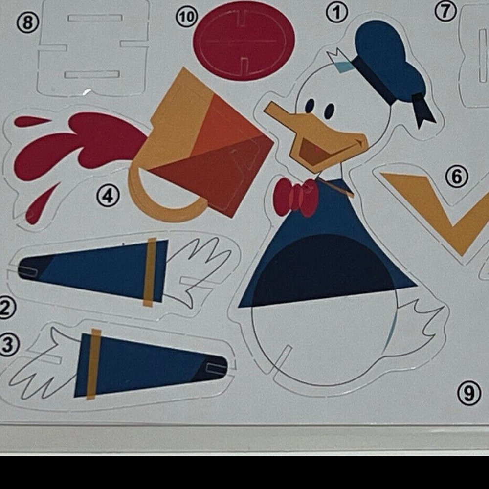 New Disney Parks EPCOT Festival Of The Arts 3D Puzzle DONALD DUCK
